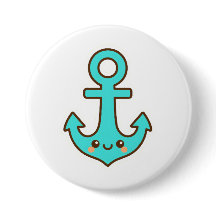 Kawaii Turquoise Anchor - Fantástico y Alegre