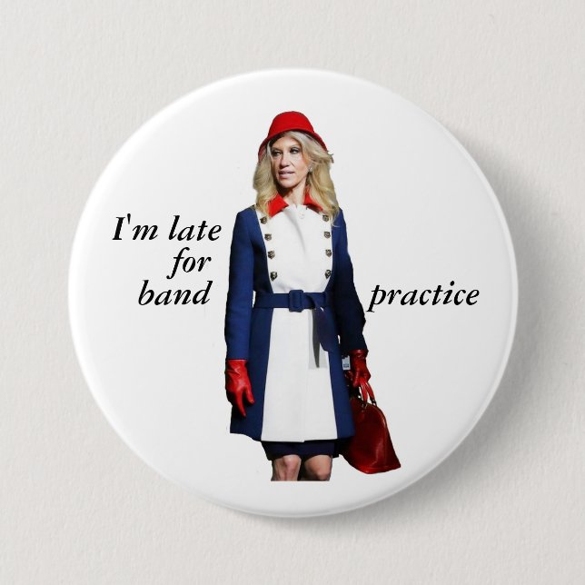 Chapa Redonda De 7 Cm Kellyanne Conway (Anverso)