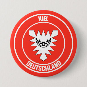 Chapa Redonda De 7 Cm Kiel Round Emblem