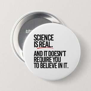 CHAPA REDONDA DE 7 CM LA CIENCIA ES REAL