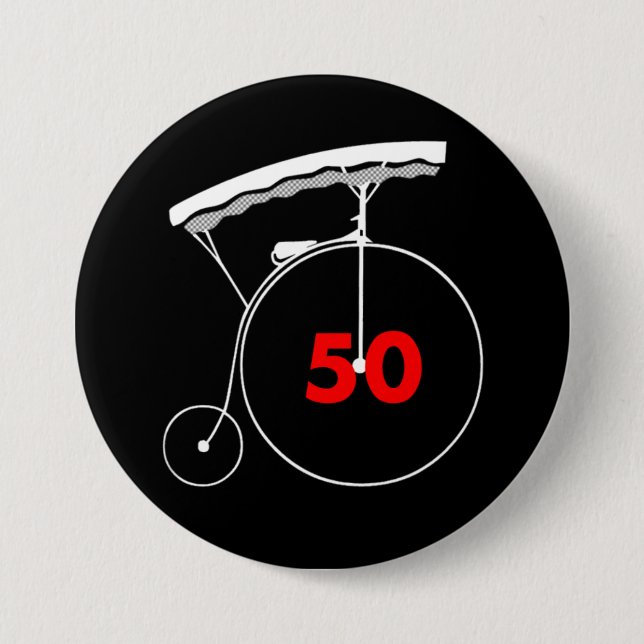 Chapa Redonda De 7 Cm La hija 50 del relojero (Anverso)