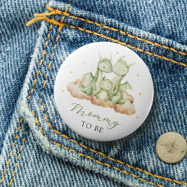 Chapa Redonda De 7 Cm La mami del pequeño dragón