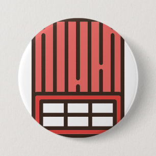 Chapa Redonda De 7 Cm ladrillo