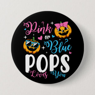 Chapa Redonda De 7 Cm Las Cepas Azules O Rosa Aman Su Ronda De Bebés De