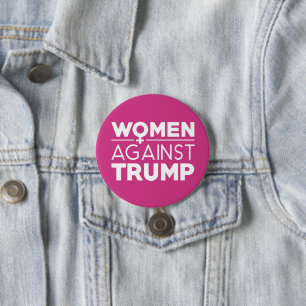 Chapa Redonda De 7 Cm Las mujeres contra Trump
