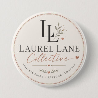 Chapa Redonda De 7 Cm Laurel Lane Designs 