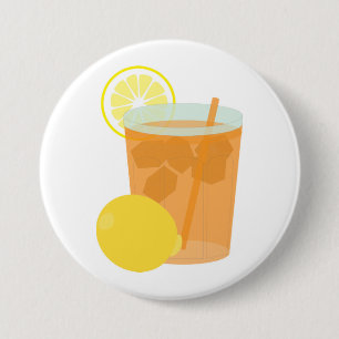 Chapa Redonda De 7 Cm Lemon Iced Tea