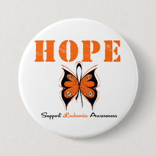 Chapa Redonda De 7 Cm Leukemia Esperanza