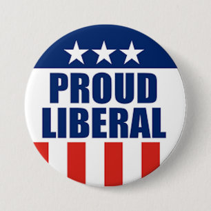 Chapa Redonda De 7 Cm liberal orgulloso