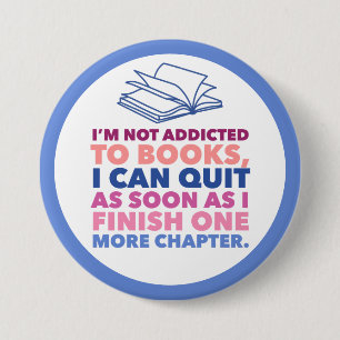 Chapa Redonda De 7 Cm Libros y lectura