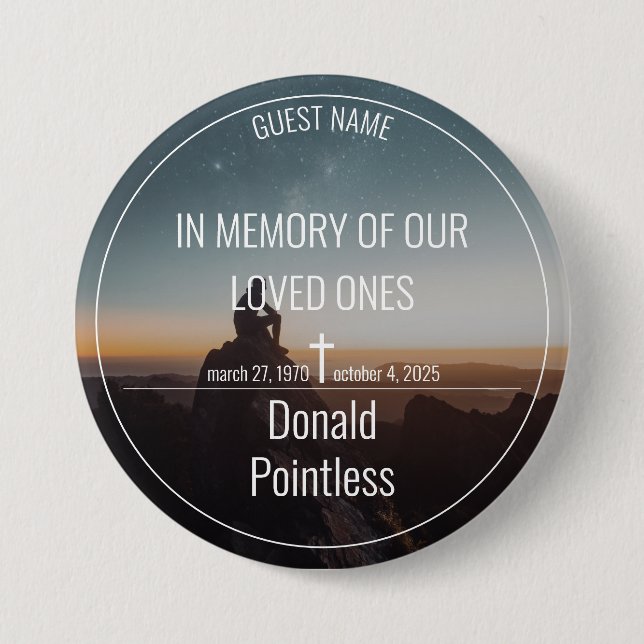 Chapa Redonda De 7 Cm Lifeworks (Anverso)