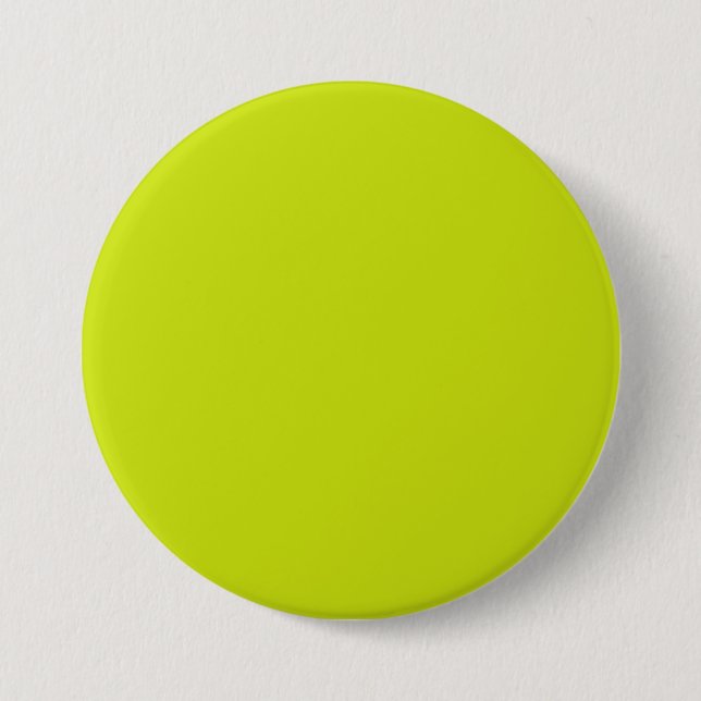 Chapa Redonda De 7 Cm Limón amargo (color sólido) (Anverso)