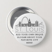 Línea aérea de St. Louis City | Lema Personalizado