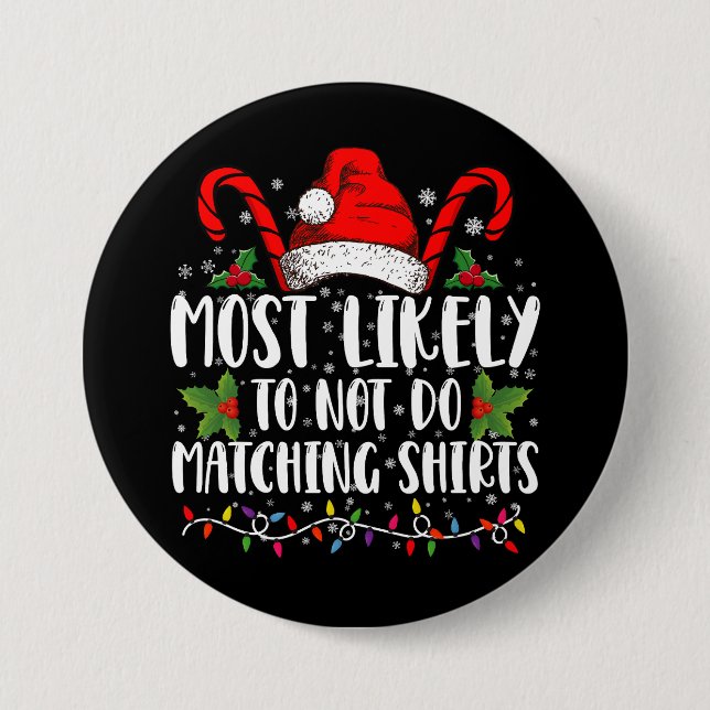 Chapa Redonda De 7 Cm Lo Más Probable Es Que No Coincidan Con Navidades  (Anverso)