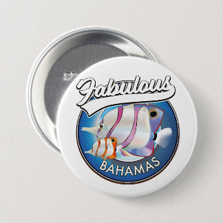 Chapa Redonda De 7 Cm Logo de Bahamas