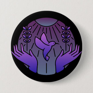 Chapa Redonda De 7 Cm logotipo