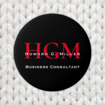 Logotipo de Monograma de 3 letras Color Rojo Moder