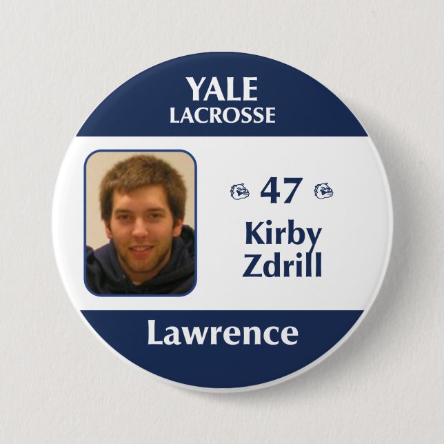 Chapa Redonda De 7 Cm Lorenzo - Kirby Zdrill (Anverso)