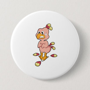 Chapa Redonda De 7 Cm Loro sin Feathers.PNG