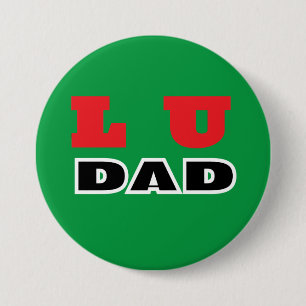 Chapa Redonda De 7 Cm Lu Dad