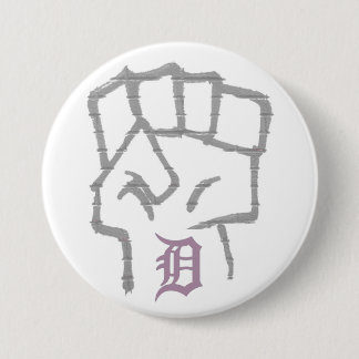 Chapa Redonda De 7 Cm Lucha de Detroit (botón)