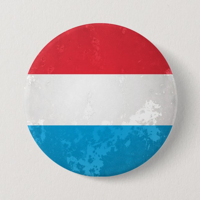Chapa Redonda De 7 Cm Luxemburgo (Anverso)