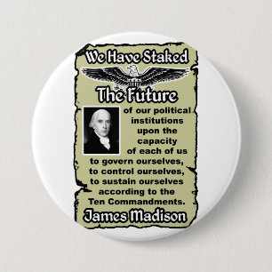 Chapa Redonda De 7 Cm Madison: Diez mandamientos