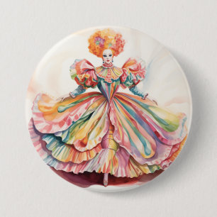 Chapa Redonda De 7 Cm MADRE JENGIBRE Ballet El Cascanueces