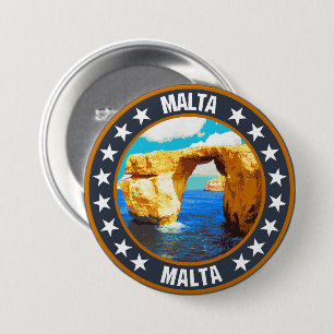Chapa Redonda De 7 Cm Malta