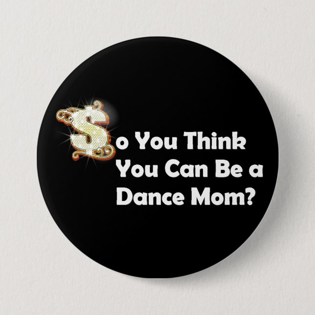 Chapa Redonda De 7 Cm Mamá de la danza (Anverso)