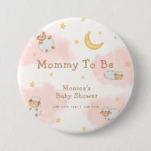 Mami To Be Sheep Moon Stars Chica Baby Shower