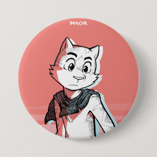Chapa Redonda De 7 Cm MAOR 3" Button - 'Bold' Series: Maor