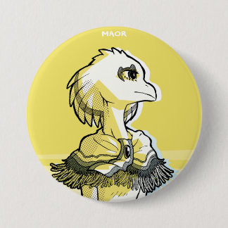 Chapa Redonda De 7 Cm MAOR 3" Button - 'Bold' Series: Sanariya
