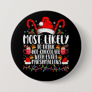 Chapa Redonda De 7 Cm Más Probable Que Beba Malvaviscos De Chocolate Cal