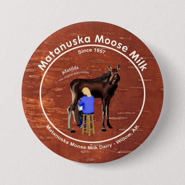 Chapa Redonda De 7 Cm Matanuska Moose Milk (Anverso)
