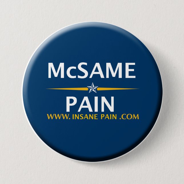 Chapa Redonda De 7 Cm McSame - dolor (Anverso)