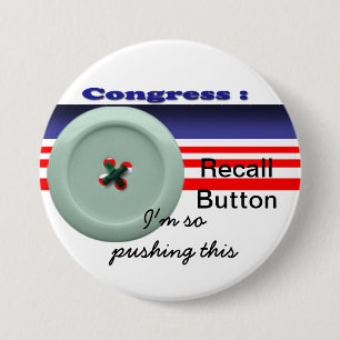 Chapa Redonda De 7 Cm Memoria del congreso
