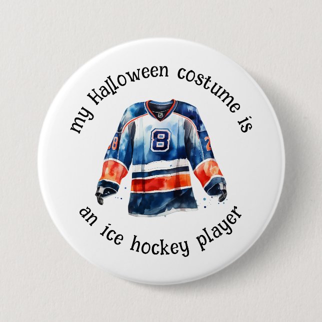 Chapa Redonda De 7 Cm Mi disfraz de Halloween es divertido (Anverso)