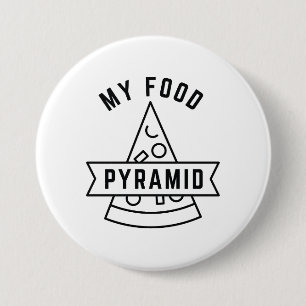 Chapa Redonda De 7 Cm Mi pirámide de alimentos