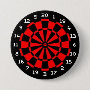 Chapa Redonda De 7 Cm Mini Dartboard