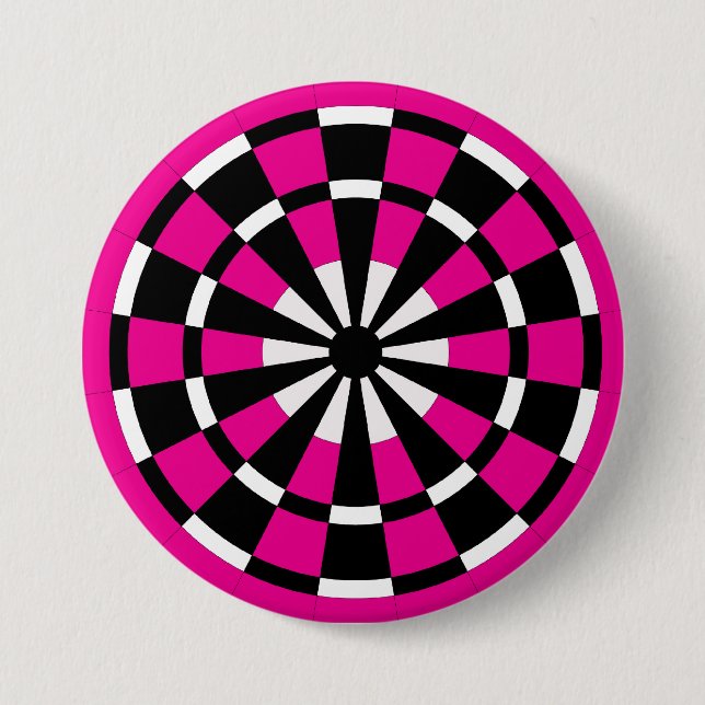 Chapa Redonda De 7 Cm Mod Dartboard (Anverso)