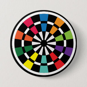 Chapa Redonda De 7 Cm Mod Dartboard