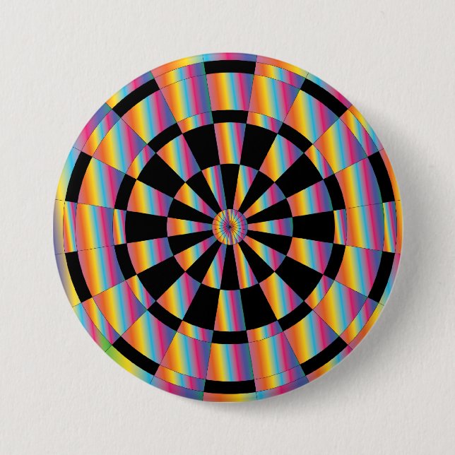 Chapa Redonda De 7 Cm Mod Dartboard (Anverso)
