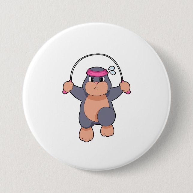 Chapa Redonda De 7 Cm Mole Fitness Rope (Anverso)