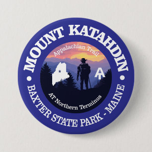 Chapa Redonda De 7 Cm Monte Katahdin (rd2)