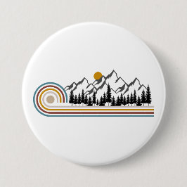 Chapa Redonda De 7 Cm Mountains graphic gift