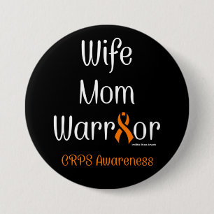 Chapa Redonda De 7 Cm Mujer guerrera...CRPS