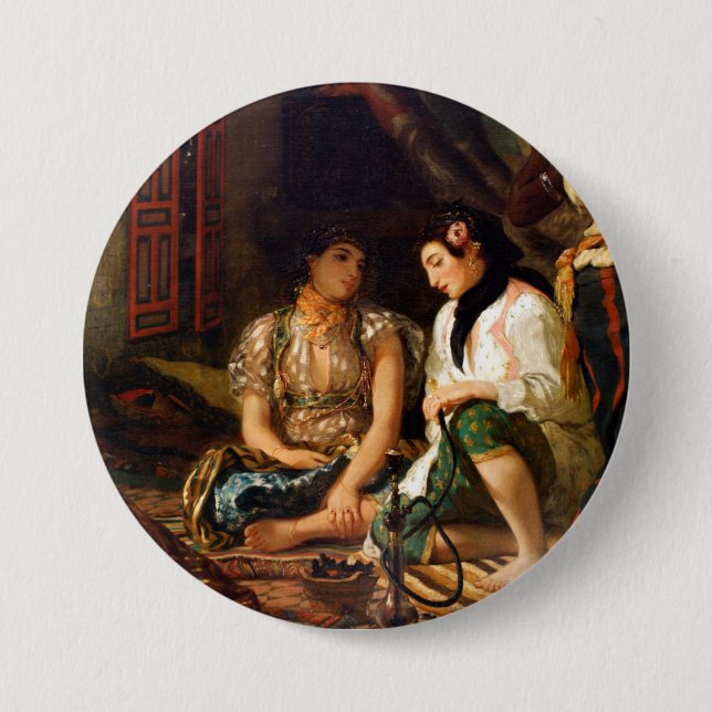 Chapa Redonda De 7 Cm Mujeres de Argel (Anverso)
