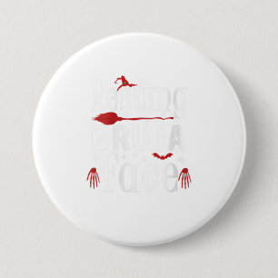 Chapa Redonda De 7 Cm Mujeres descansando Bruja enfrentan mal y bruja Fu