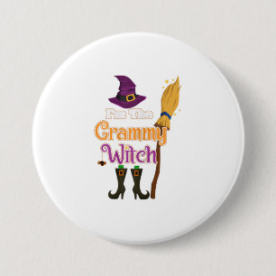 Chapa Redonda De 7 Cm Mujeres en el Hal familiar Grammy Witch Women